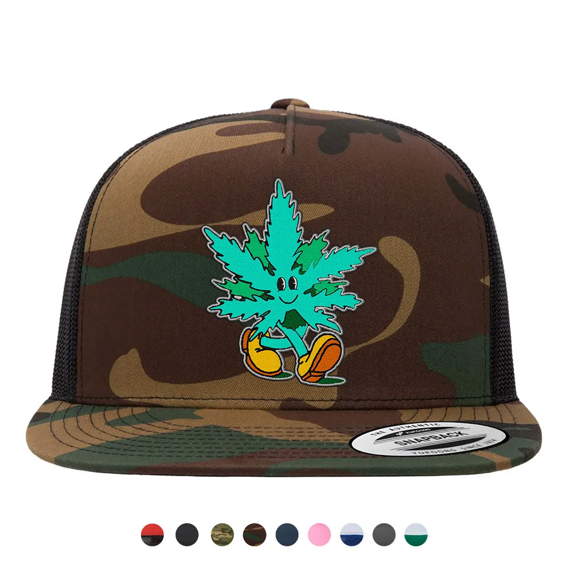 420 Leaf Snapback Hat