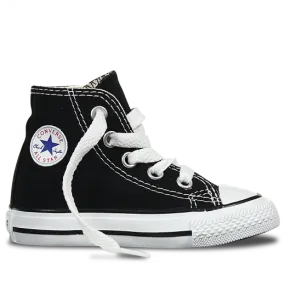 7J231 Chuck Taylor All Star Junior High Top Black by Converse