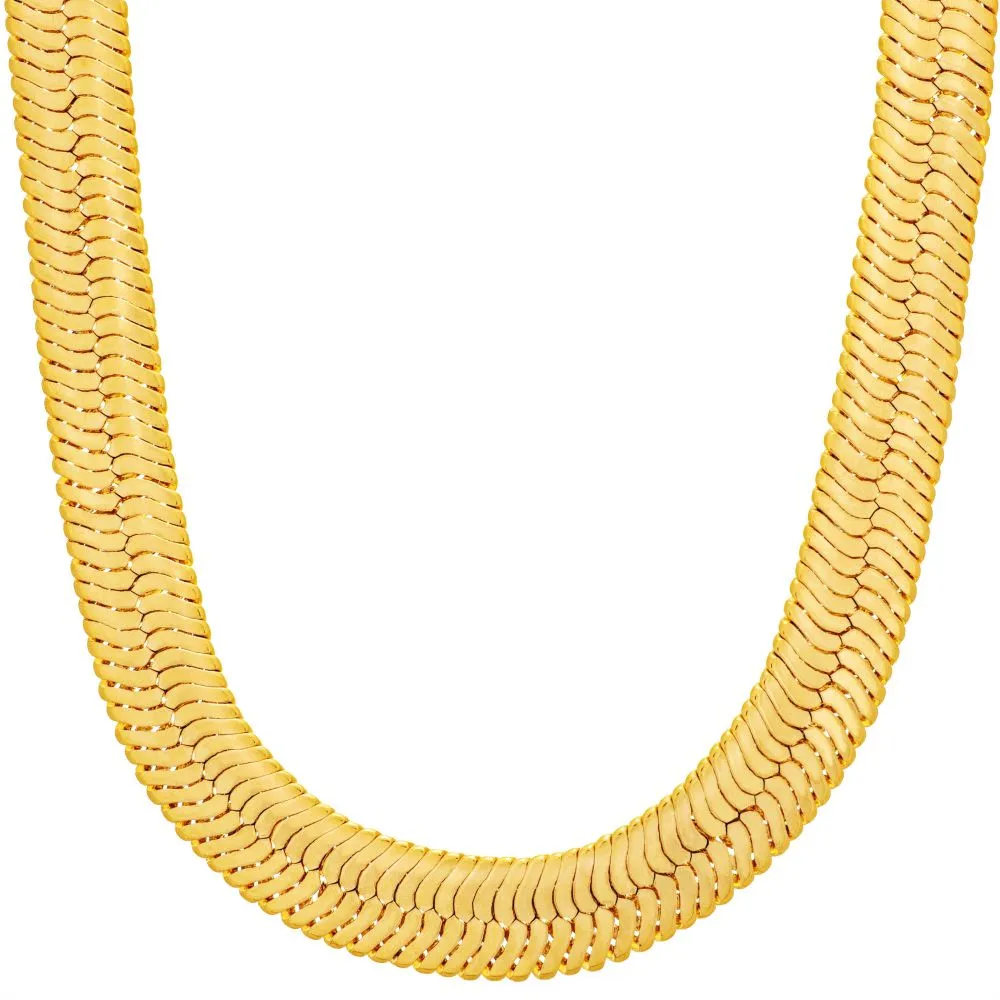 9mm Herringbone Chain Necklace