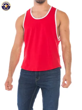 A J Sports Deep Armhole Tank