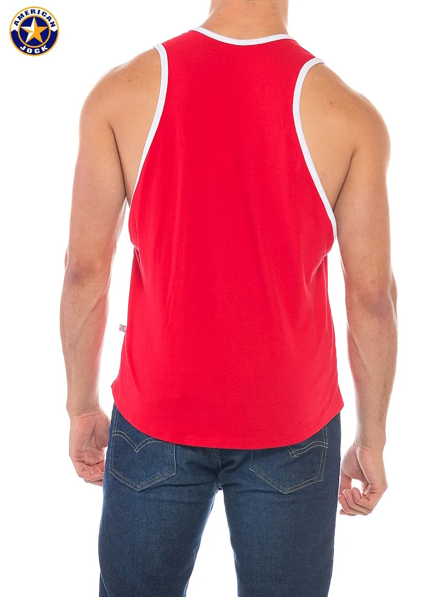 A J Sports Deep Armhole Tank