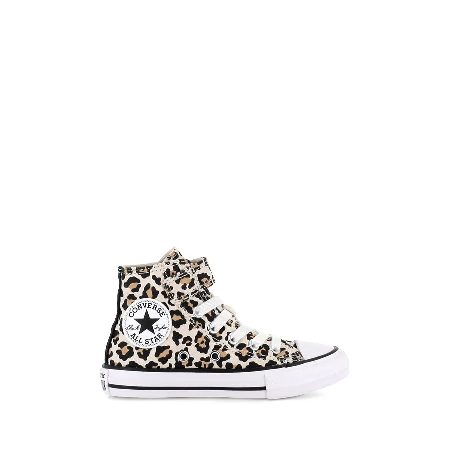 ALL STAR HI KIDS 1V LEOPARD LOVE - DRIFTWOOD/BLACK/WHITE