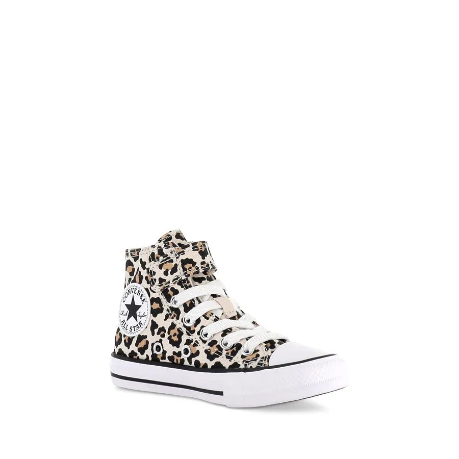 ALL STAR HI KIDS 1V LEOPARD LOVE - DRIFTWOOD/BLACK/WHITE