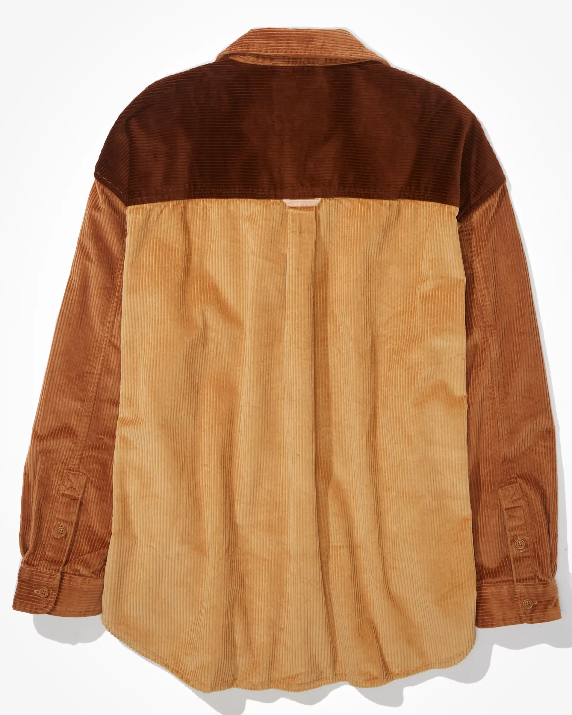 American Eagle AE Long-Sleeve Oversized Corduroy Shirt