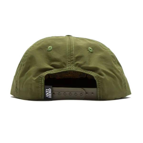 Anti Hero Basic Eagle Snapback - Olive/Yellow