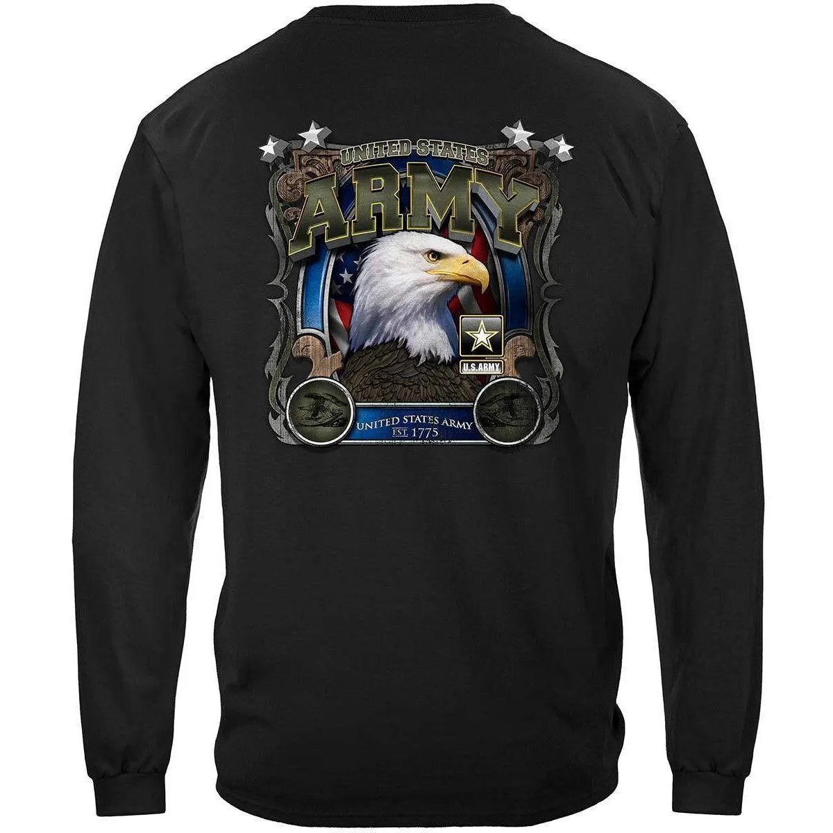 Army Eagle In Stone Long Sleeve