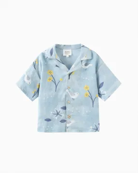 Birds By The Bay Boy's Hawaiian Shirt