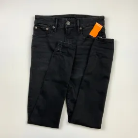 Black Denim Jeans Skinny American Eagle, Size 2