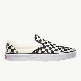 CLASSIC SLIP ON BLACK WHITE CHECKERBOARD