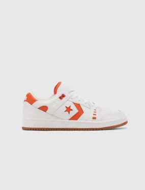 Converse AS-1 Pro OX Sneakers in White and Orange