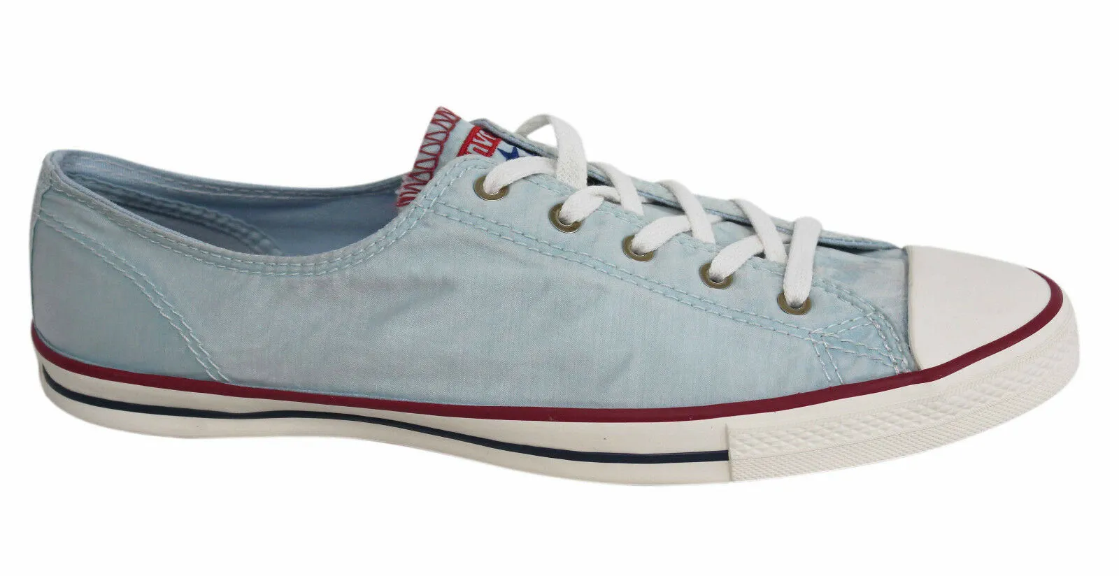 Converse Chuck Taylor Fancy Fountain Blue Lace Up Womens Trainers 547176C B3D