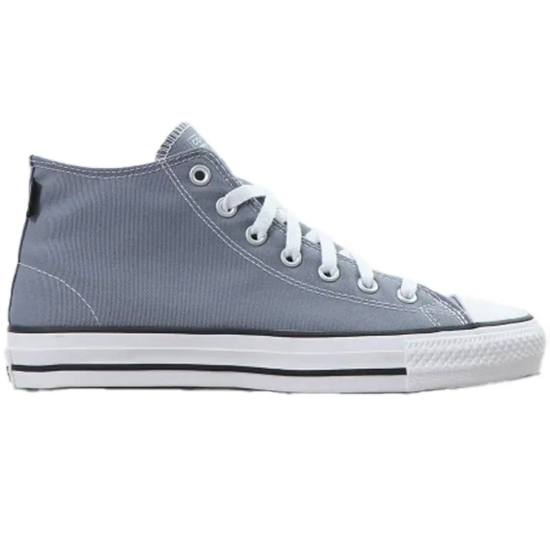 Converse CONS CTAS Pro Mid Sneakers in Lunar Grey with White and Black Accents