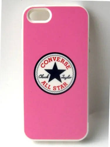 Converse Iphone 5 Cover Case All Stars Black Red Pink Chuck Taylor Soft Silicon