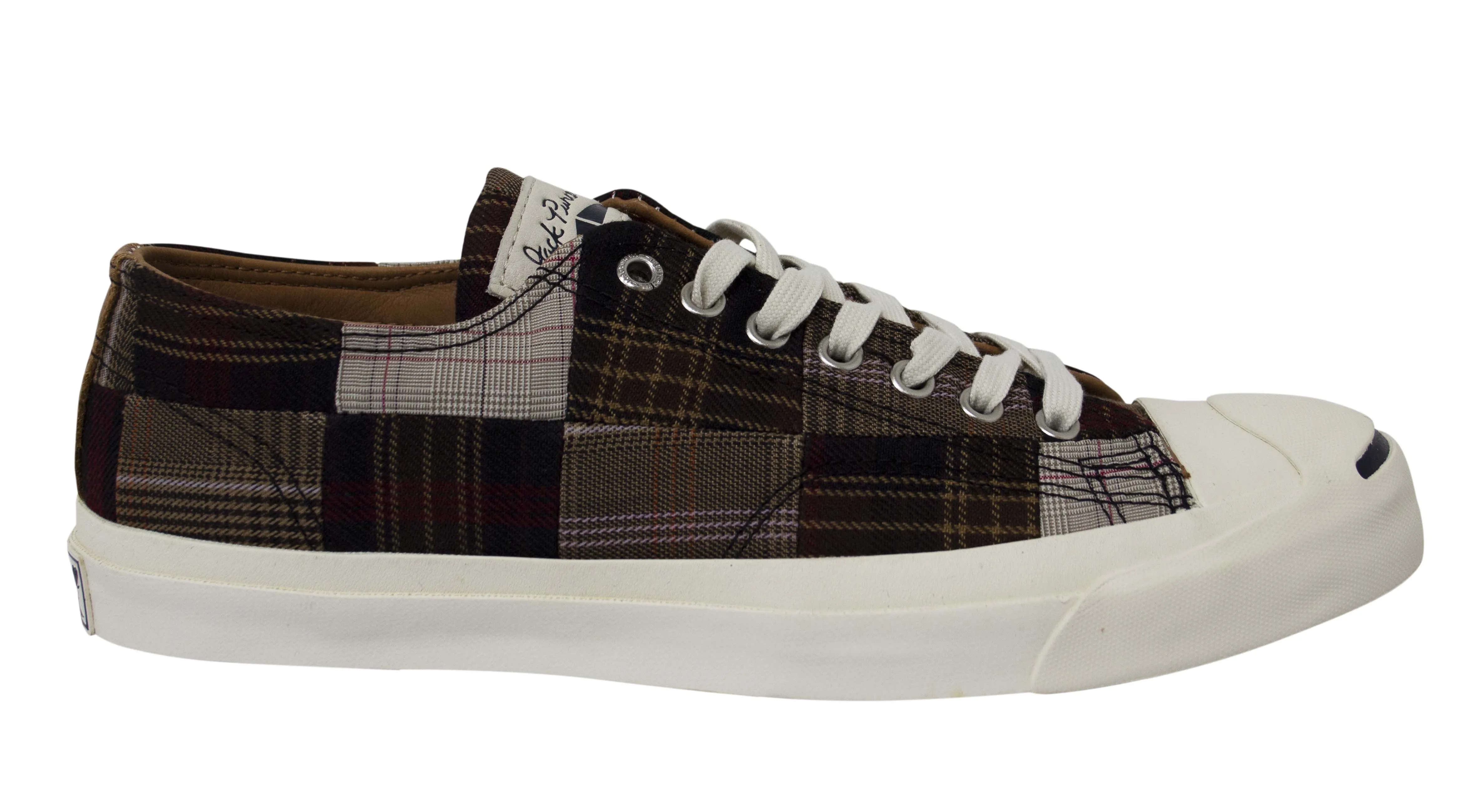 Converse Jack Purcell LTT OX Lace Up Canvas Trainers 125244C