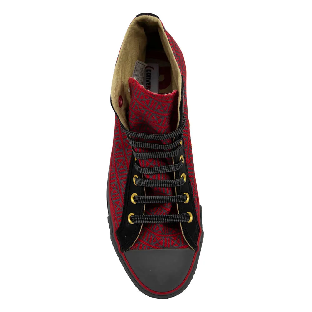 Converse RED Chuck Taylor All Star Mens Burgundy Plimsolls