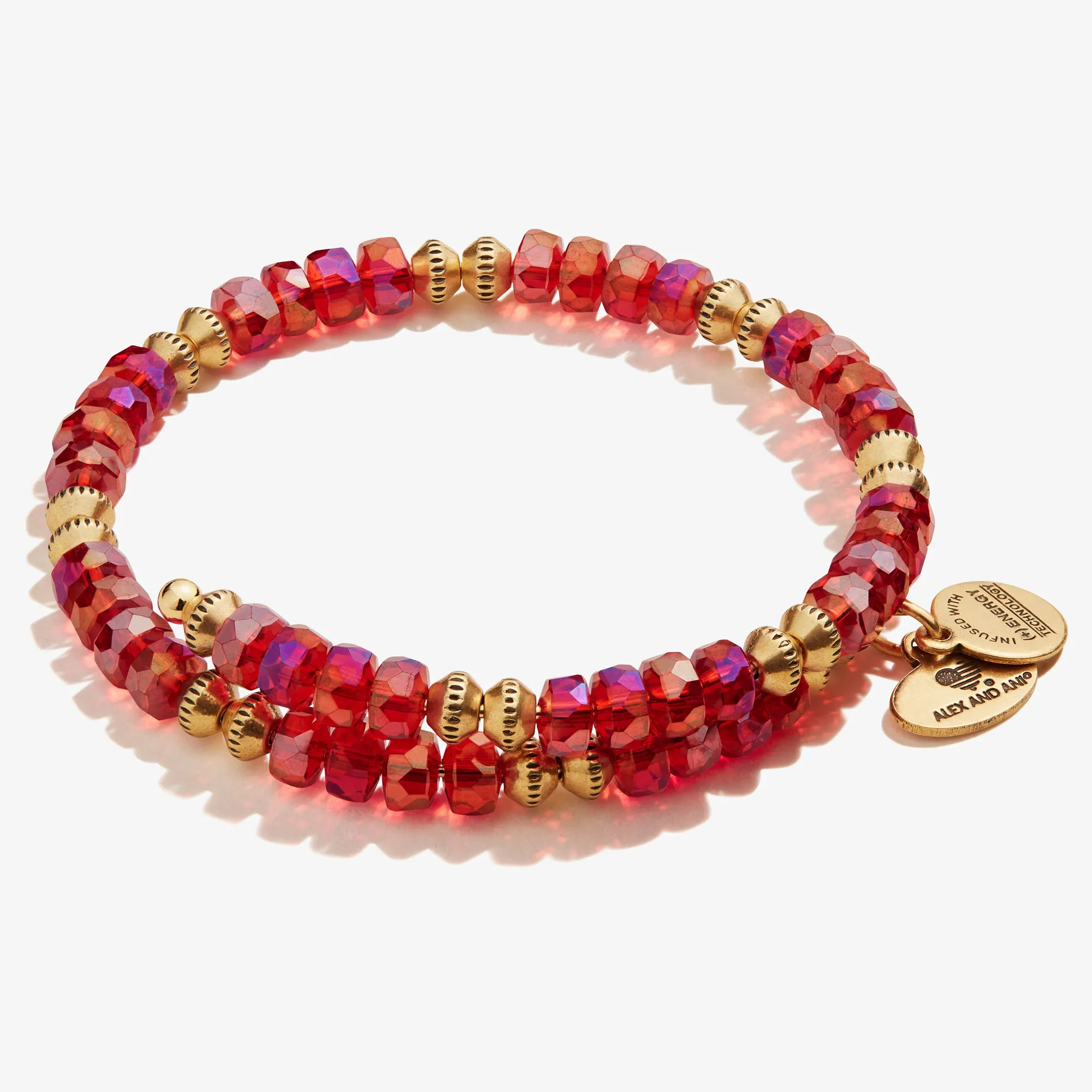 Dazzle Wrap Bracelet, Ruby