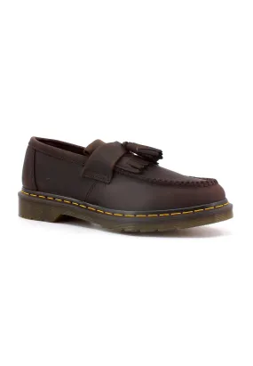 DR. MARTENS Adrian Crazy Horse Mens Moccasin - Dark Brown (Style: 30917201)