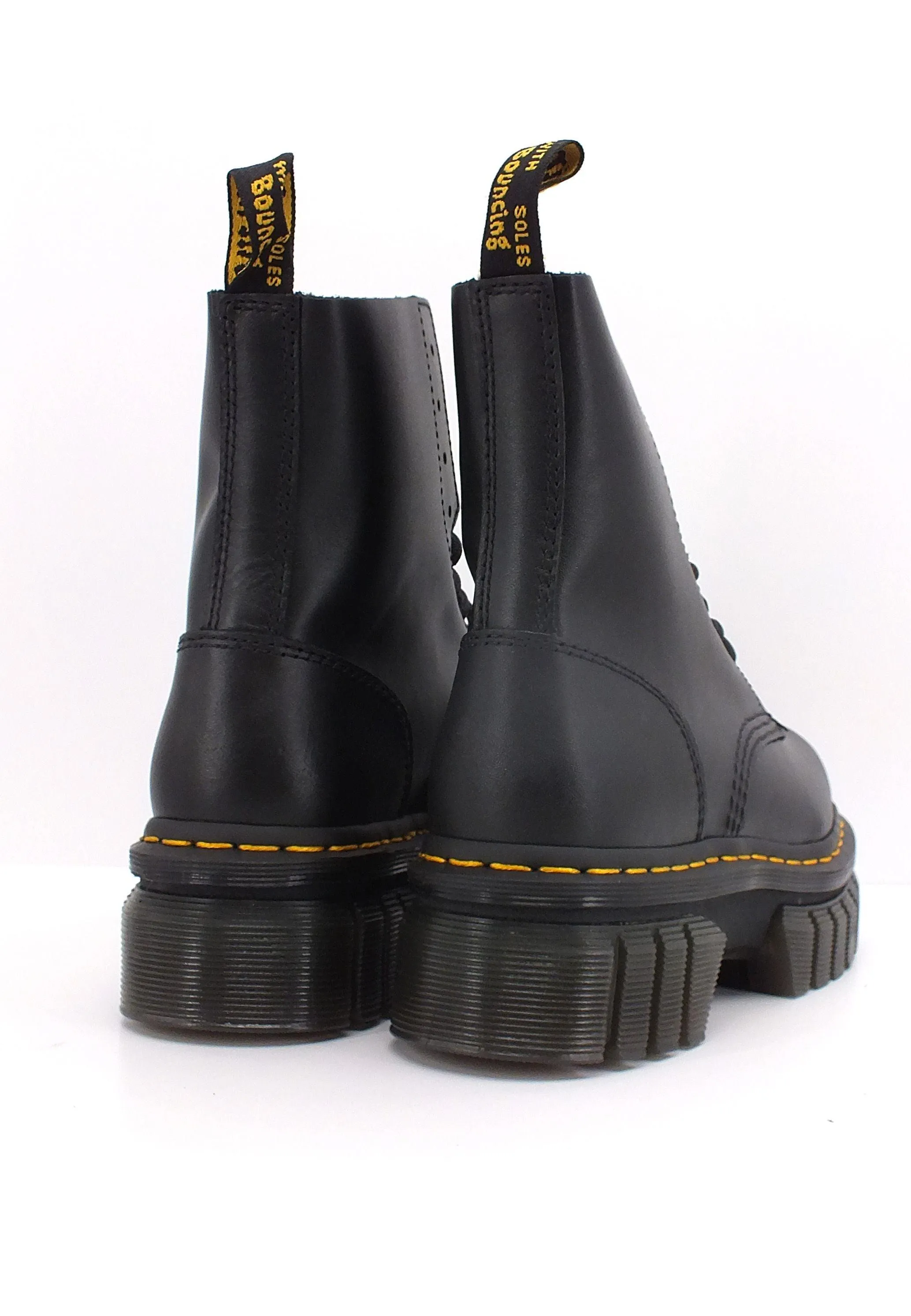 DR. MARTENS Nappa Lux Stivaletto Anfibio Donna Black AUDRICKEYEBOOT-27149001