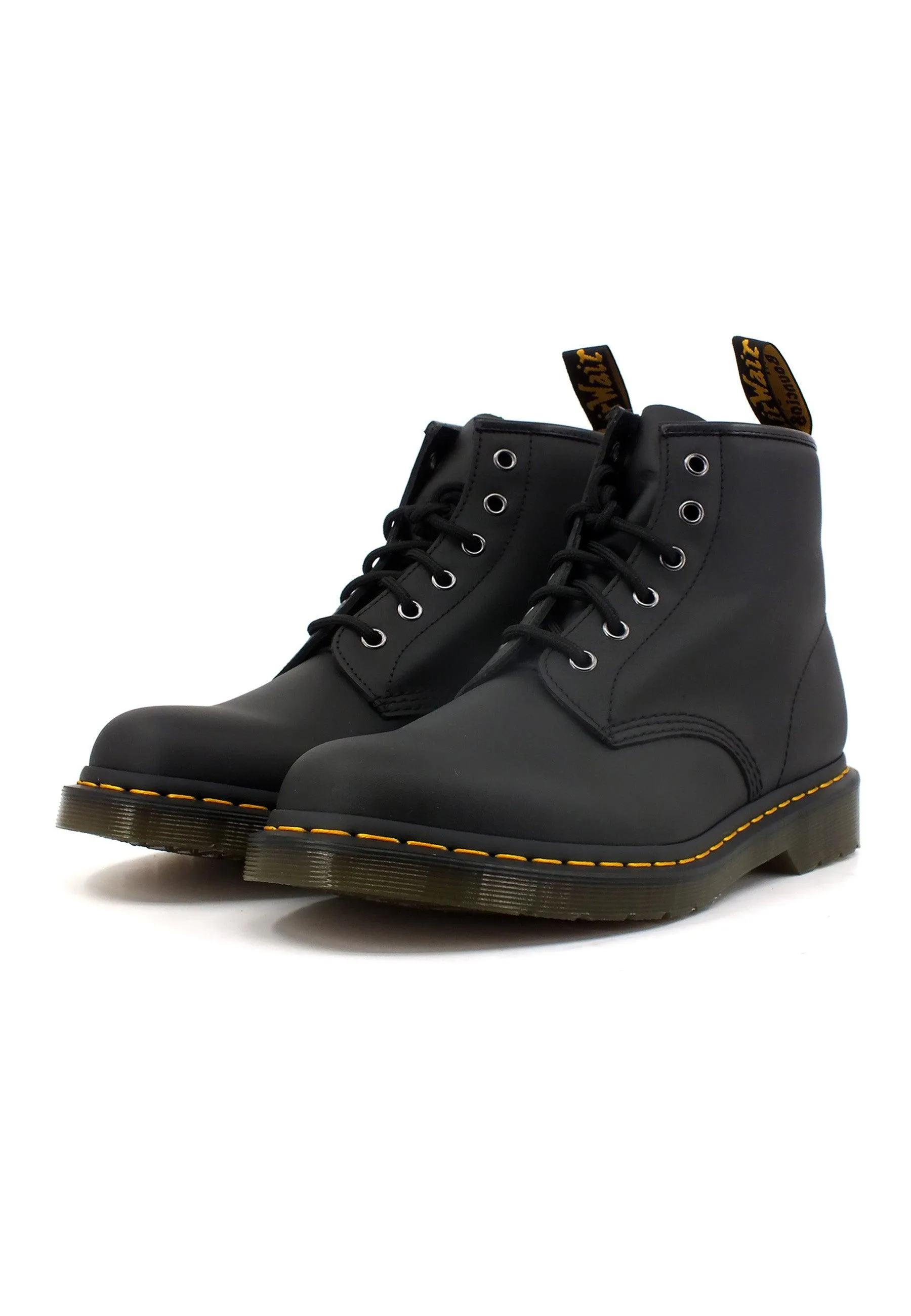 DR. MARTENS Nappa Stivaletto Anfibio Uomo Black 101-26409001U