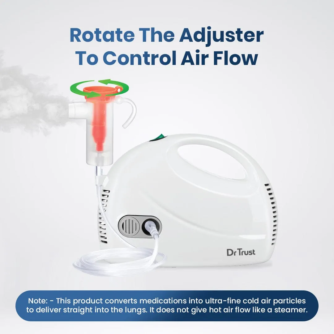 Dr Trust USA Compressor Nebulizer with Flow Adjuster 407