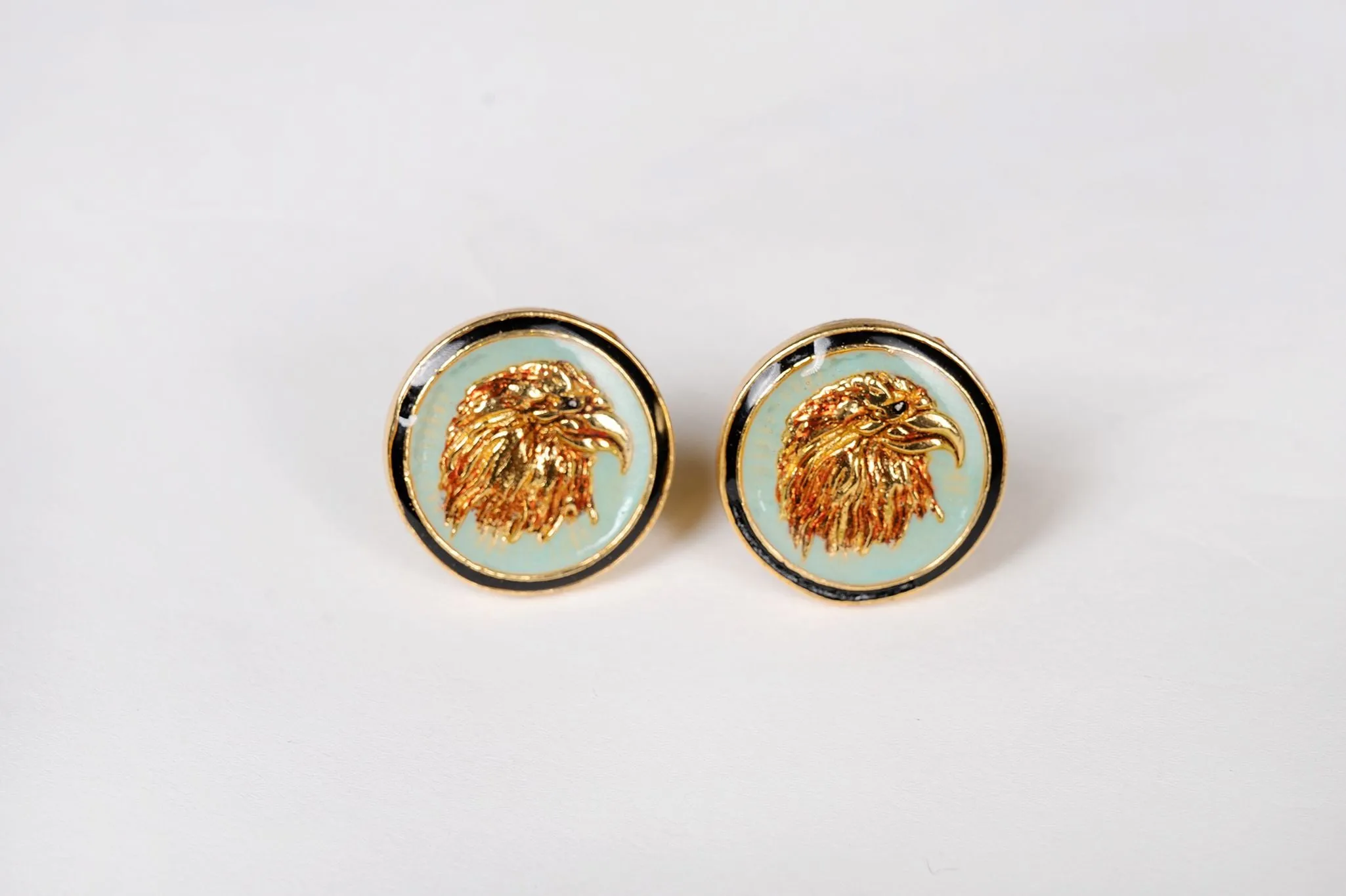 Enamel Eagle Cufflinks