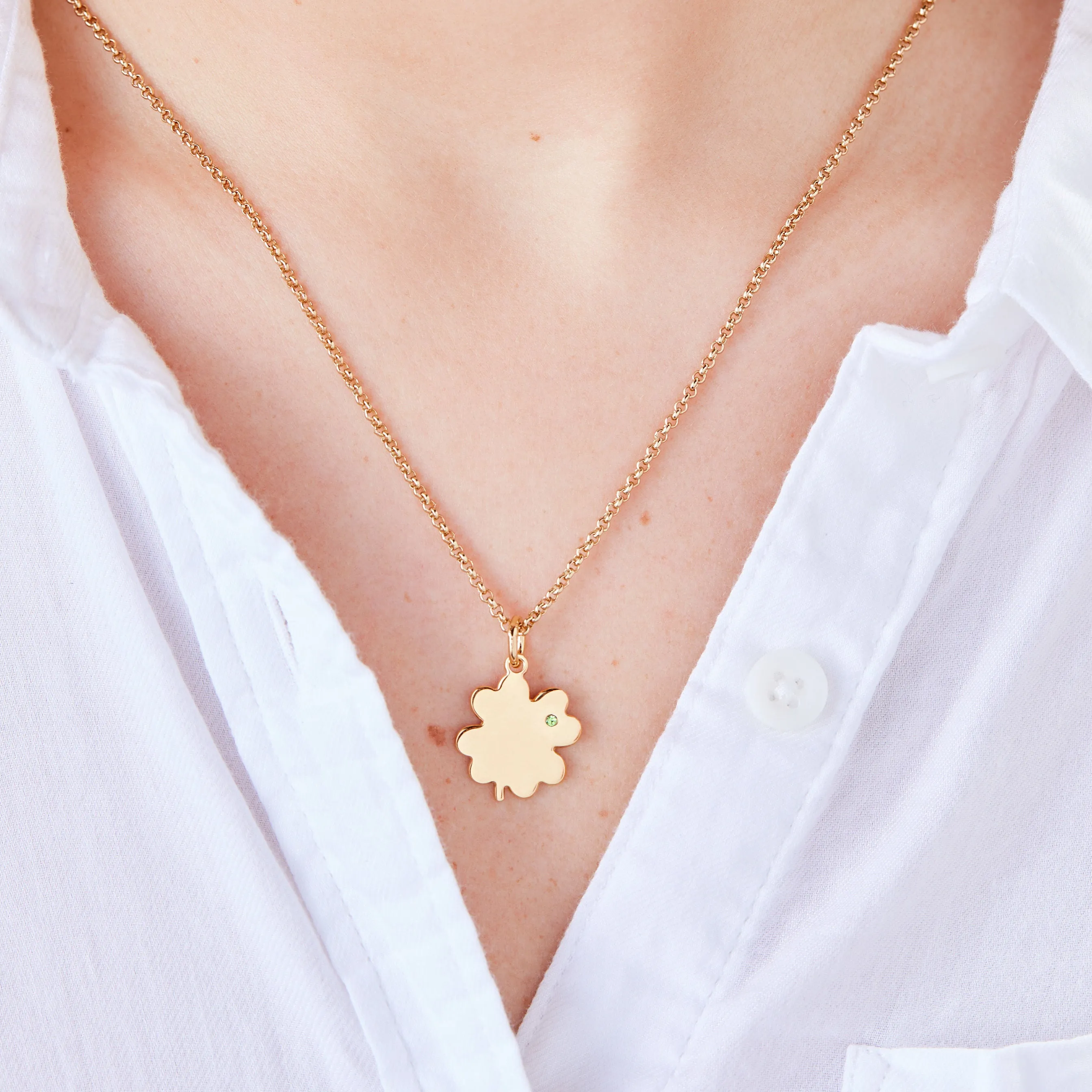 Four-Leaf Clover Necklace, 21