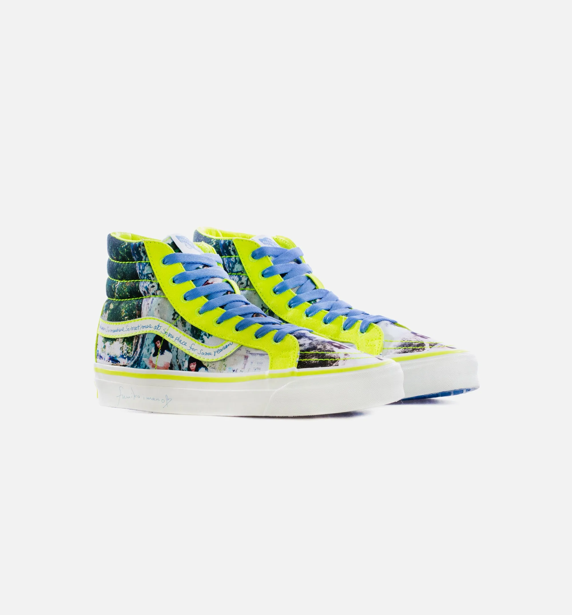 Fumiko Imano Vault SK8 Hi Mens Skate Shoe - Yellow/Multi