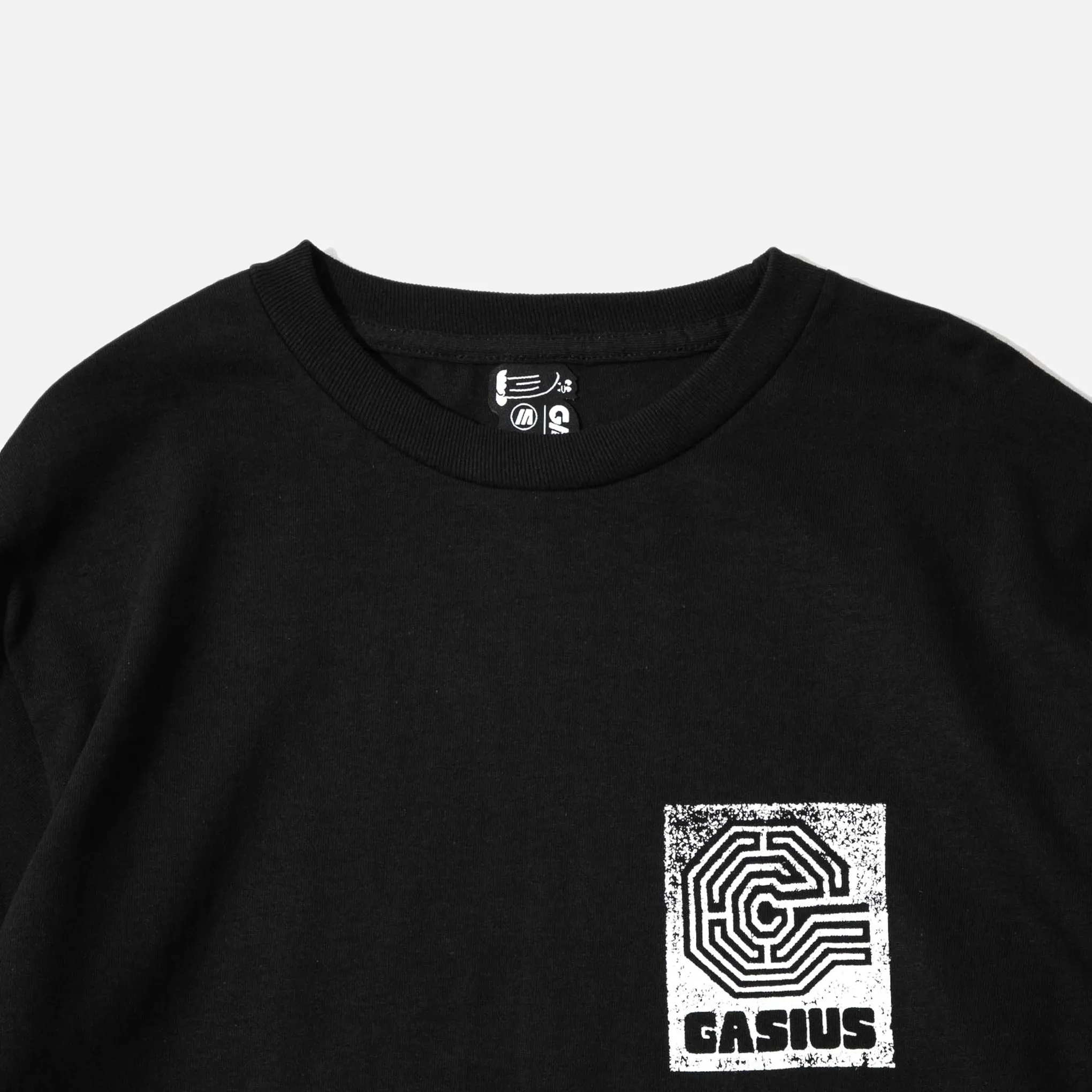 Gasius Amaze Logo long sleeve T-shirt - Black