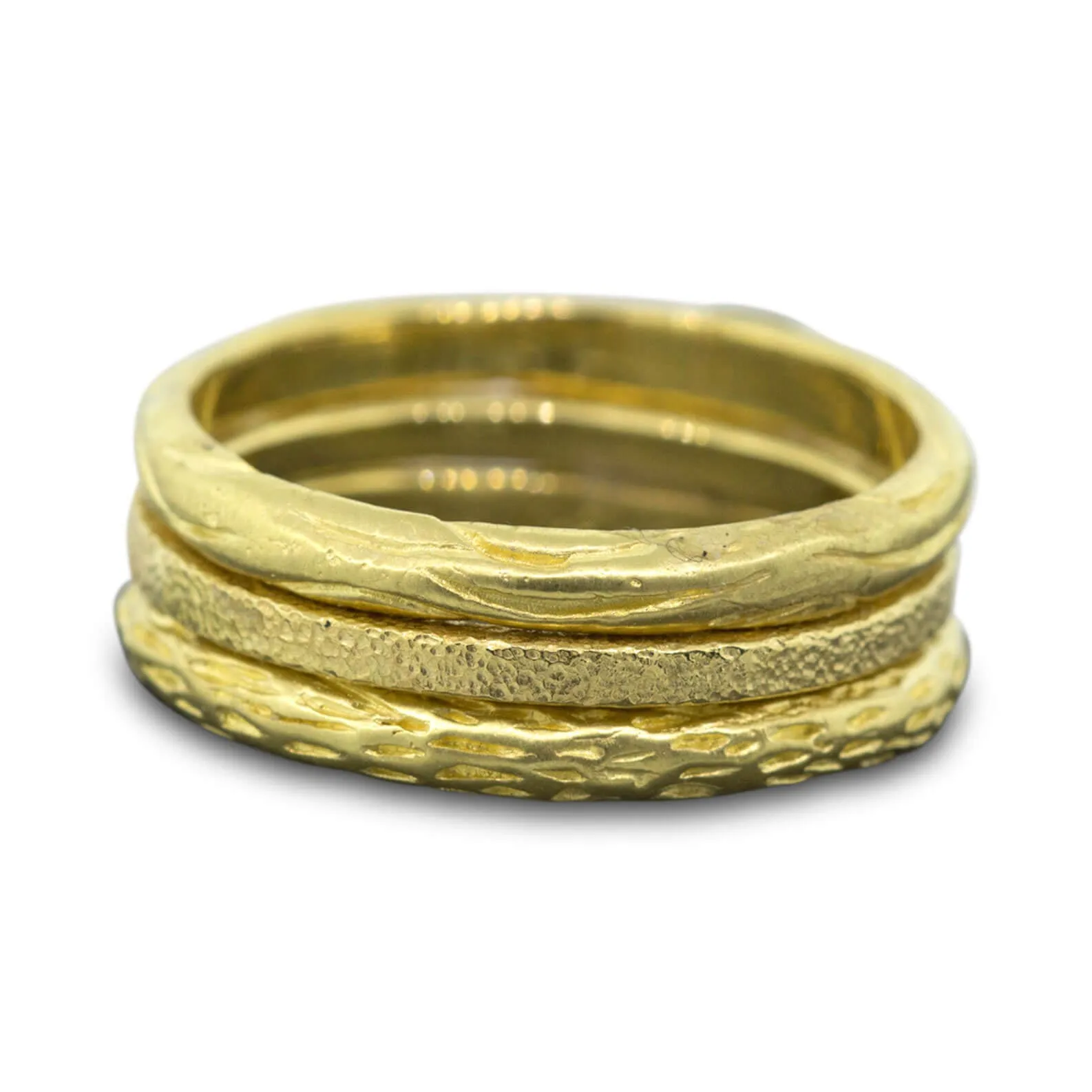 Gold Textured Band