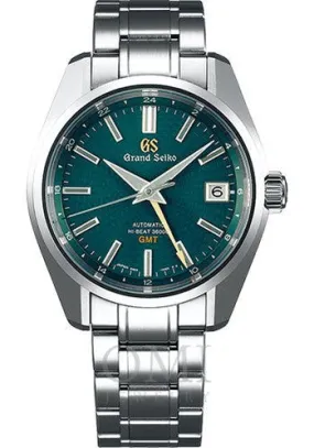 GRAND SEIKO HERITAGE COLLECTION SPRING DRIVE SBGJ227 -STAINLESS STEEL CASE – GREEN PEACOCK DIAL – STAINLESS STEEL BRACELET