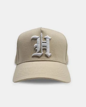 H SPEAR Tan A-Frame Snapback