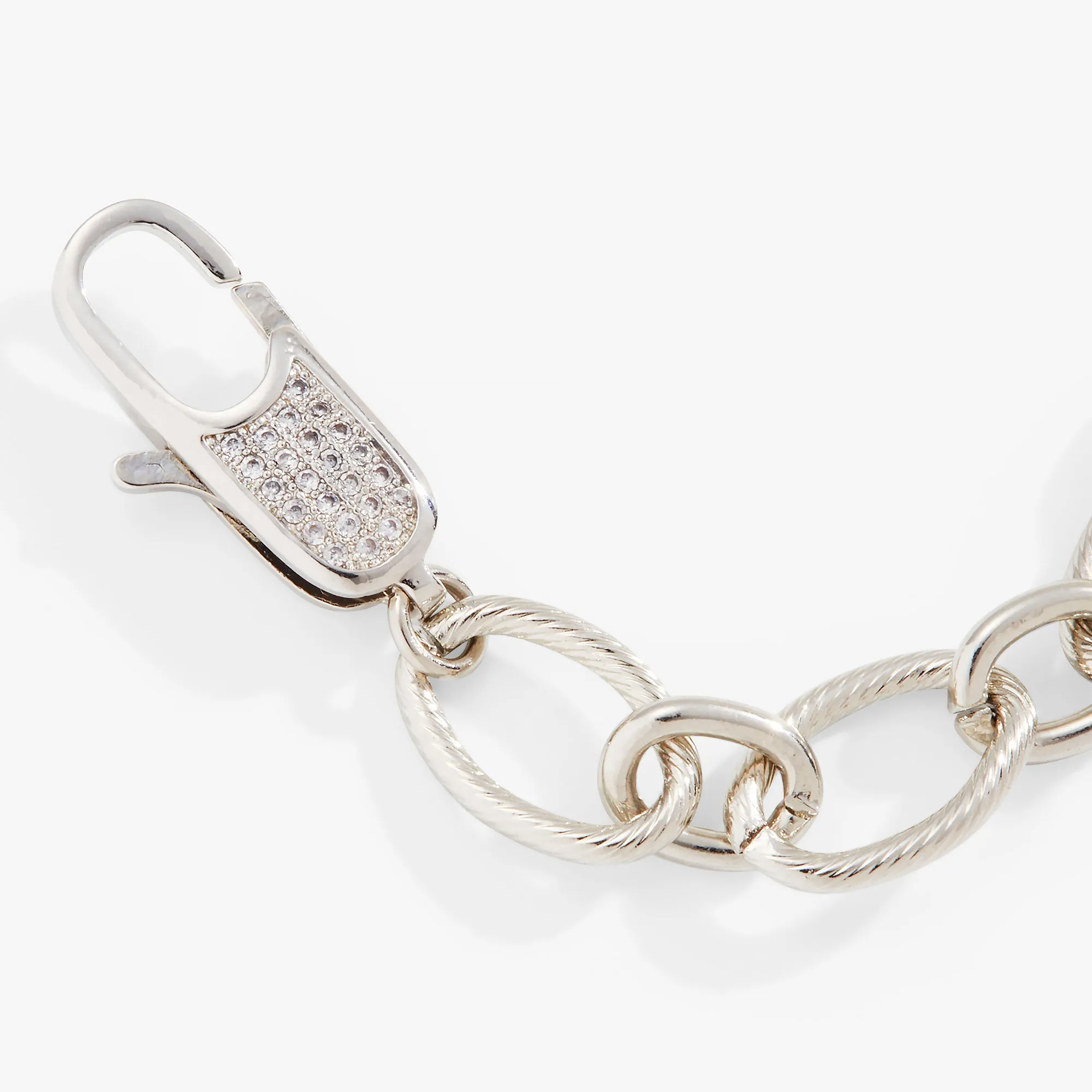 Large Link Carabiner Clasp Bracelet