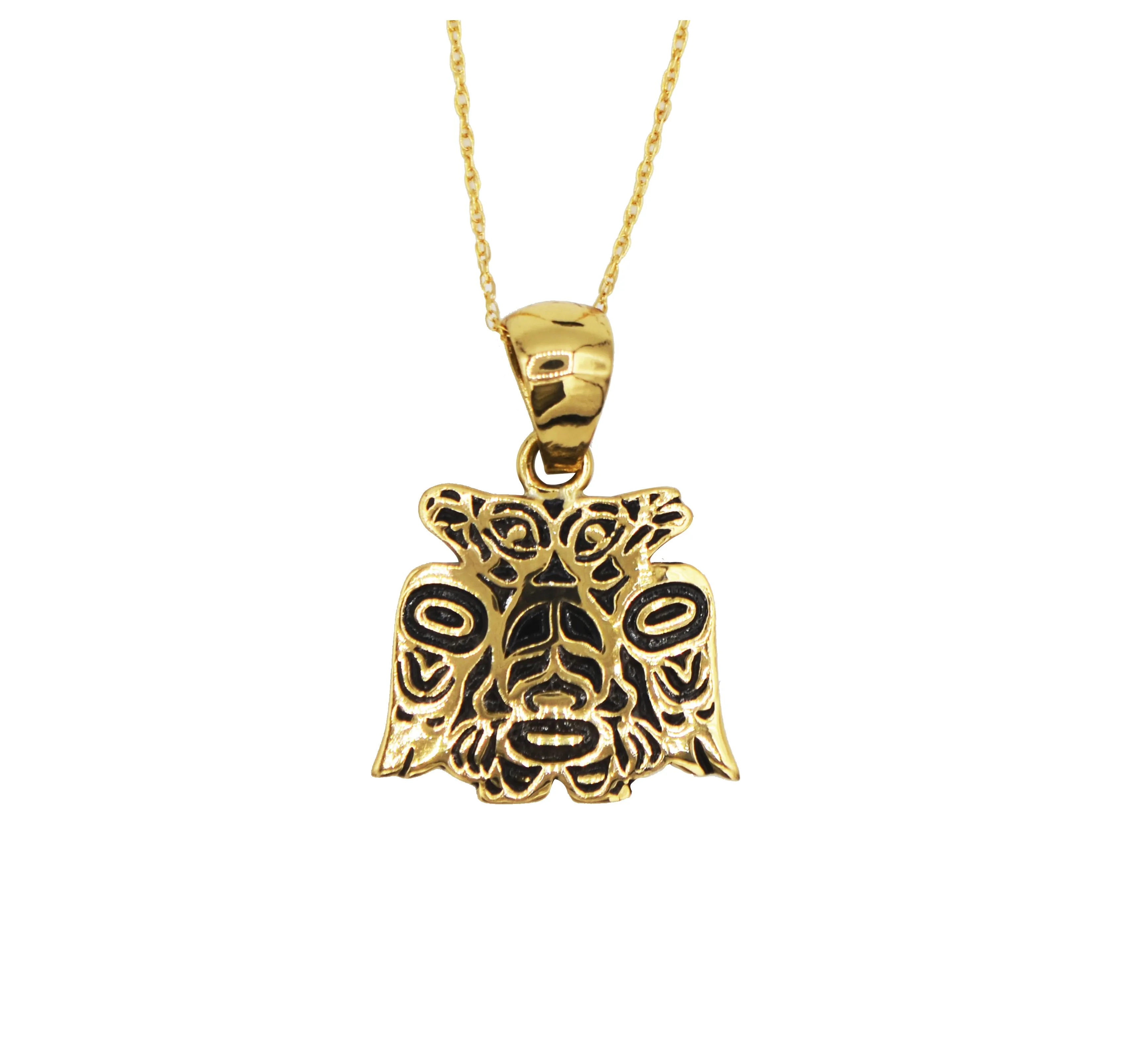 Lovebirds Alchemia Gold Necklace - 1 inch