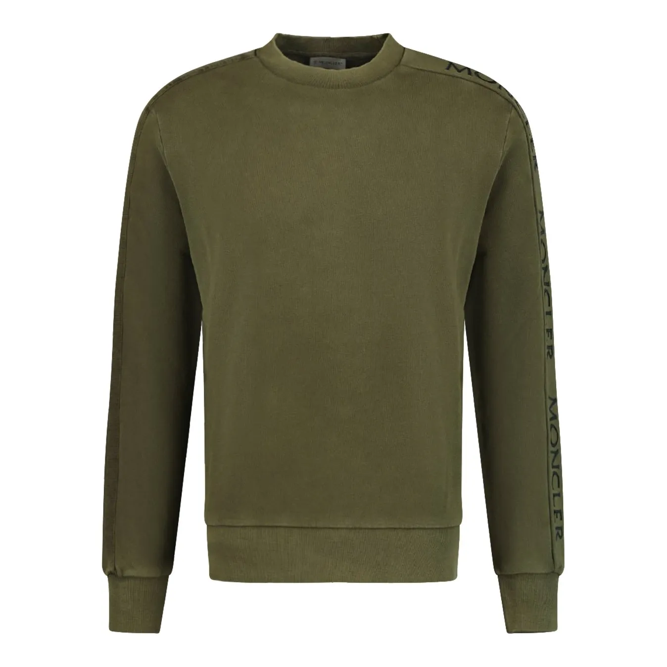 'maglia girocollo' khaki crew neck sweatshirt