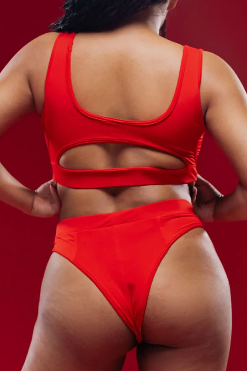 MD Offset Bottoms - Red