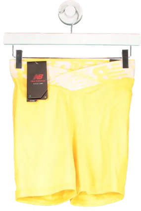 New Balance Yellow Relentless Fitting Shorts UK S