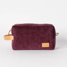 O My Bag TED necessr Stor - Burgundy Corduroy