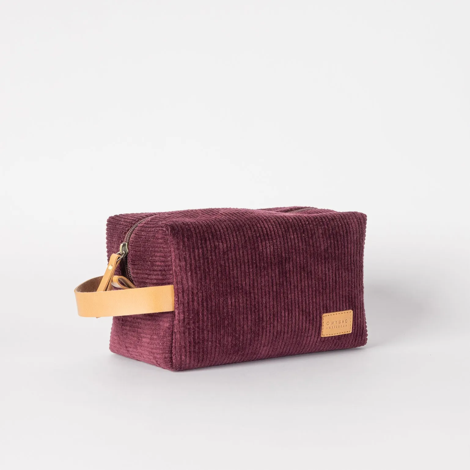 O My Bag TED necessr Stor - Burgundy Corduroy