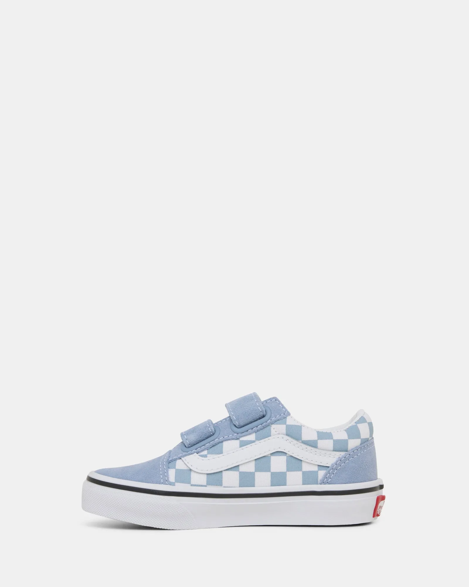 Old Skool V Check Youth Dusty Blue