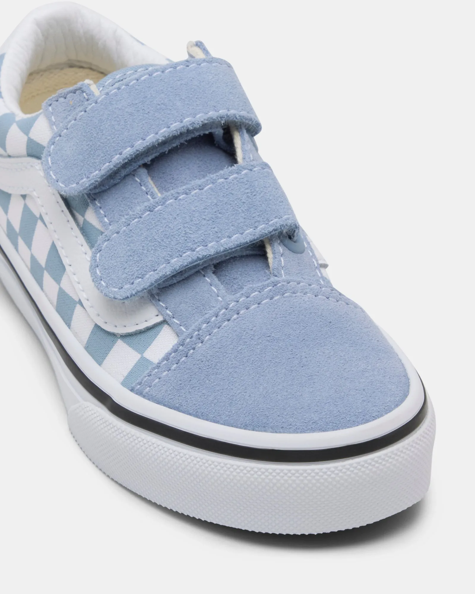 Old Skool V Check Youth Dusty Blue