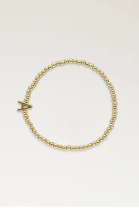 Paloma Initial 3mm Ball Bracelet