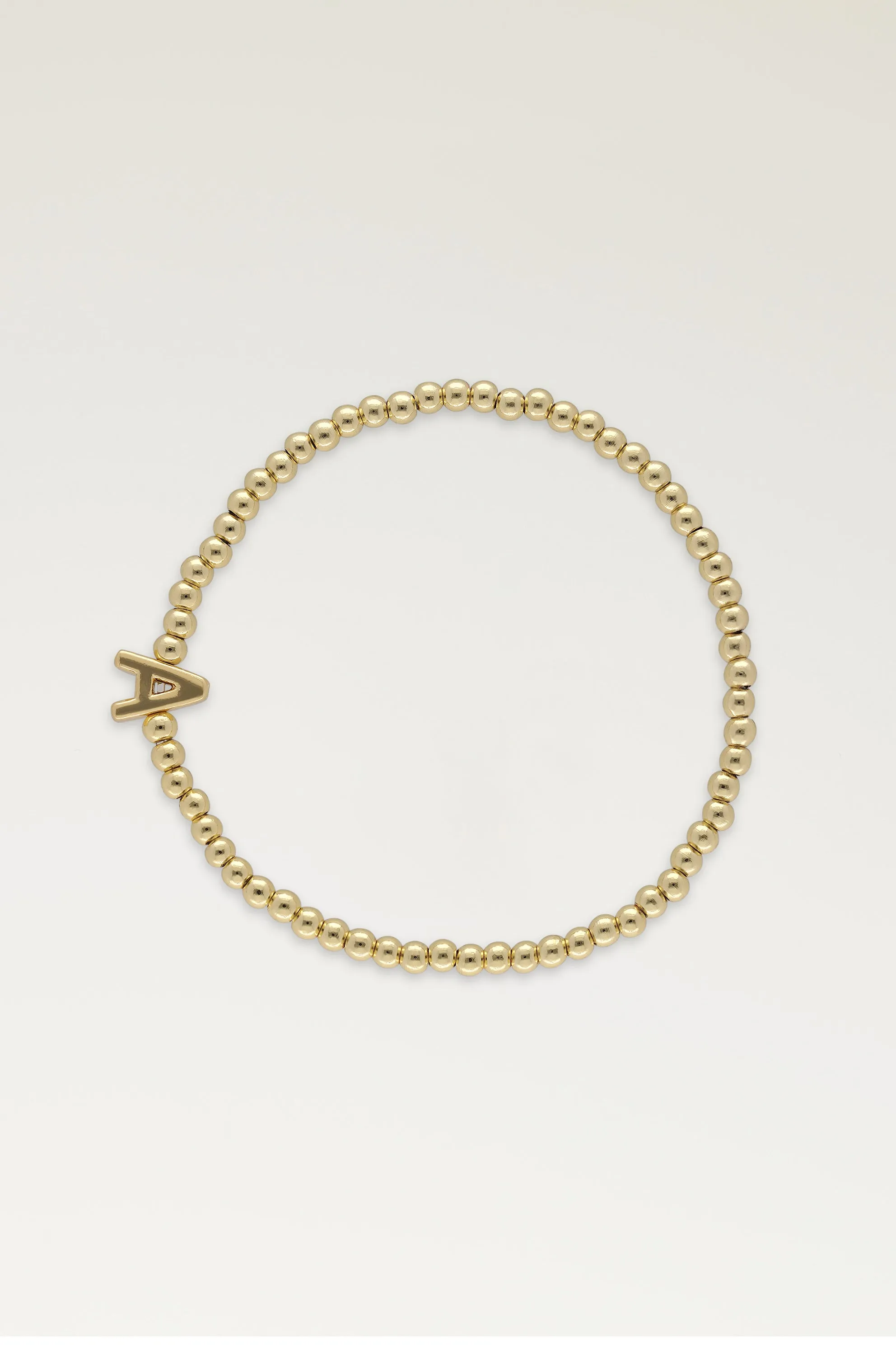 Paloma Initial 3mm Ball Bracelet