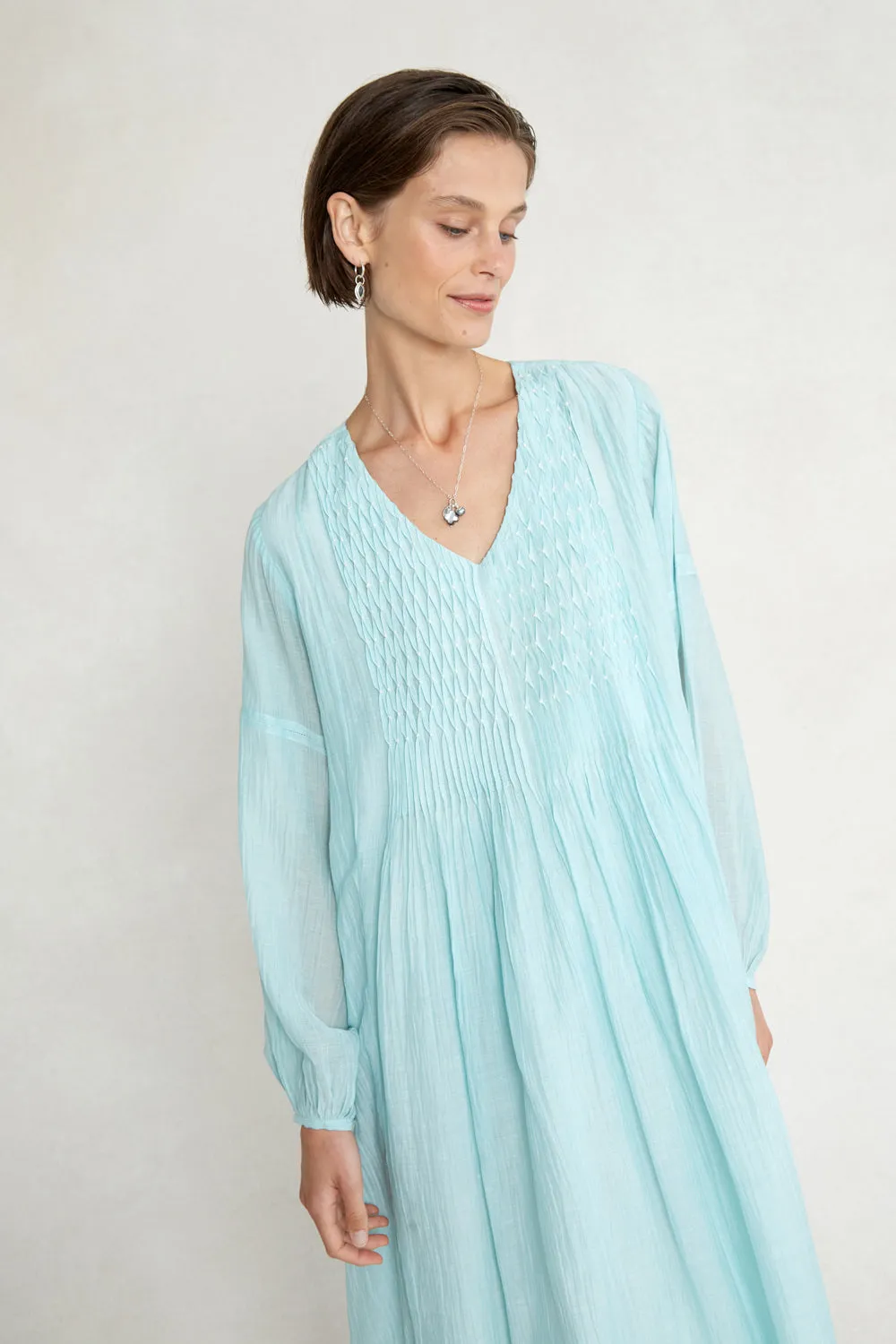 Pamela Dress Aqua