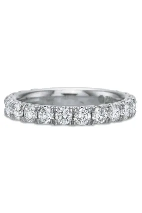 Precision Set 18K White Gold Diamond Eternity Band