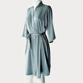 Satin Robe - kimono style sleeves and matching night gown. Ready to ship.