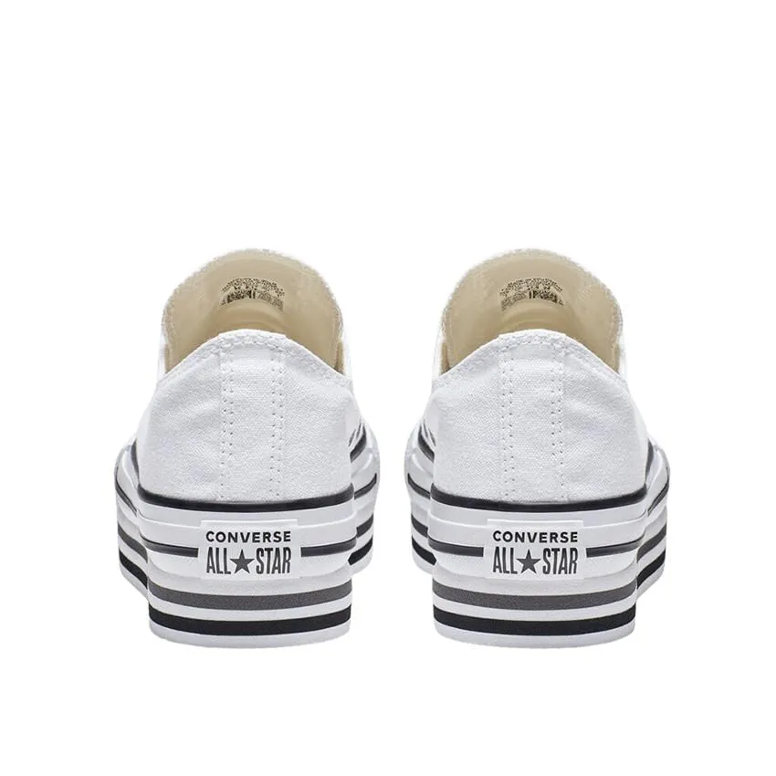 Sneakers Converse Chuck Taylor All Star Platform Layer Low Top Bianco