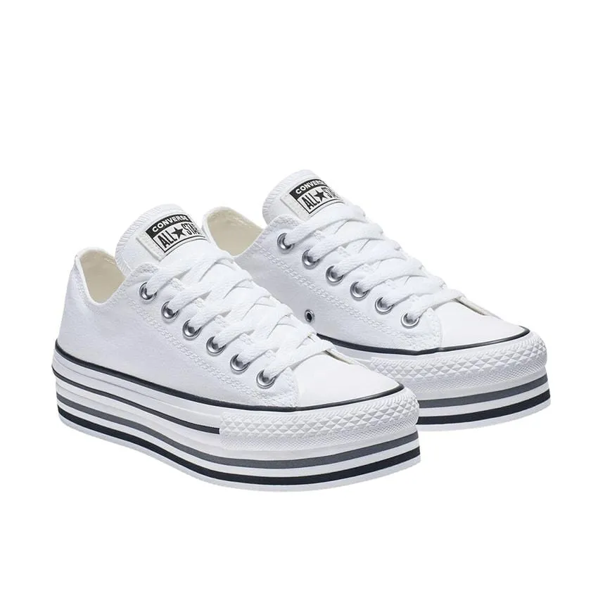 Sneakers Converse Chuck Taylor All Star Platform Layer Low Top Bianco