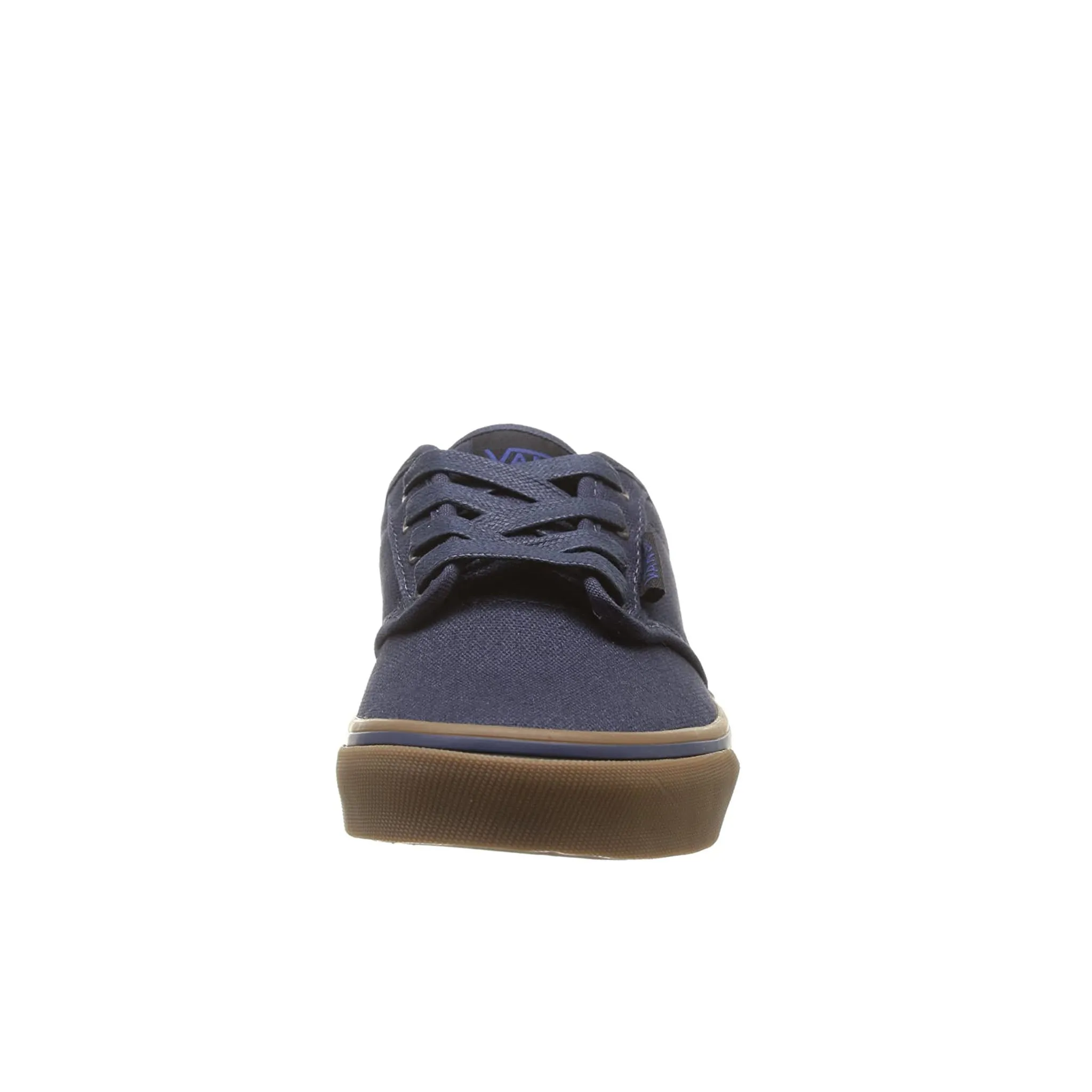 Vans Atwood Lace-Up Blue Canvas Kids Plimsolls VUDTD8C