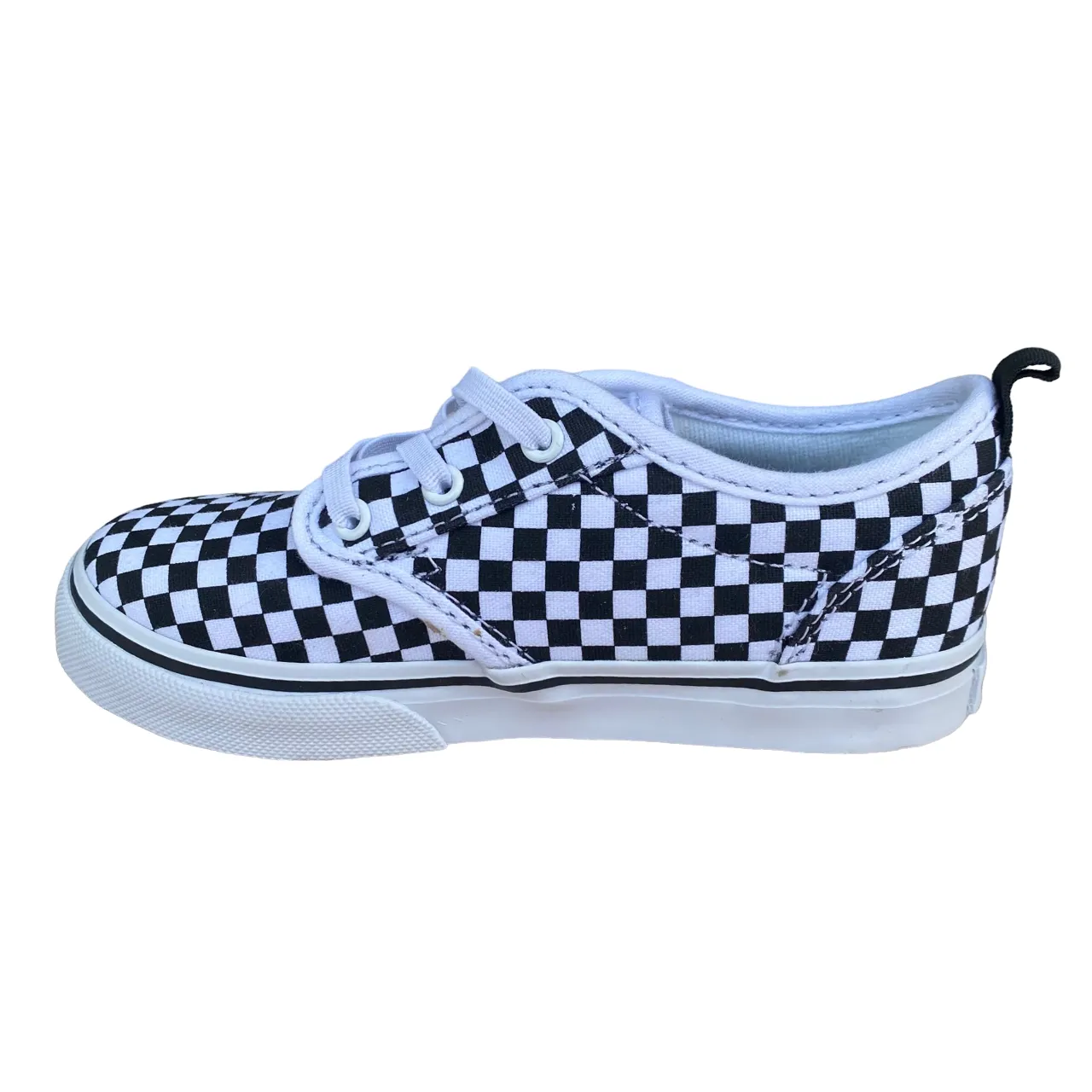 Vans children's sneakers shoe Atwood Slip-On VN0A2XSPHRK white black squares