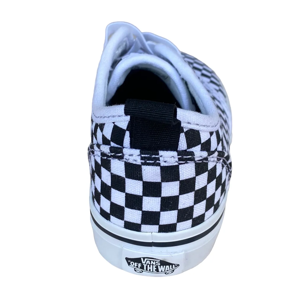 Vans children's sneakers shoe Atwood Slip-On VN0A2XSPHRK white black squares